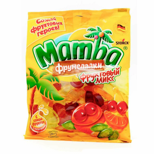 Мармелад жевательный Мамба Фрумеладки Фруктовый микс 72; 24